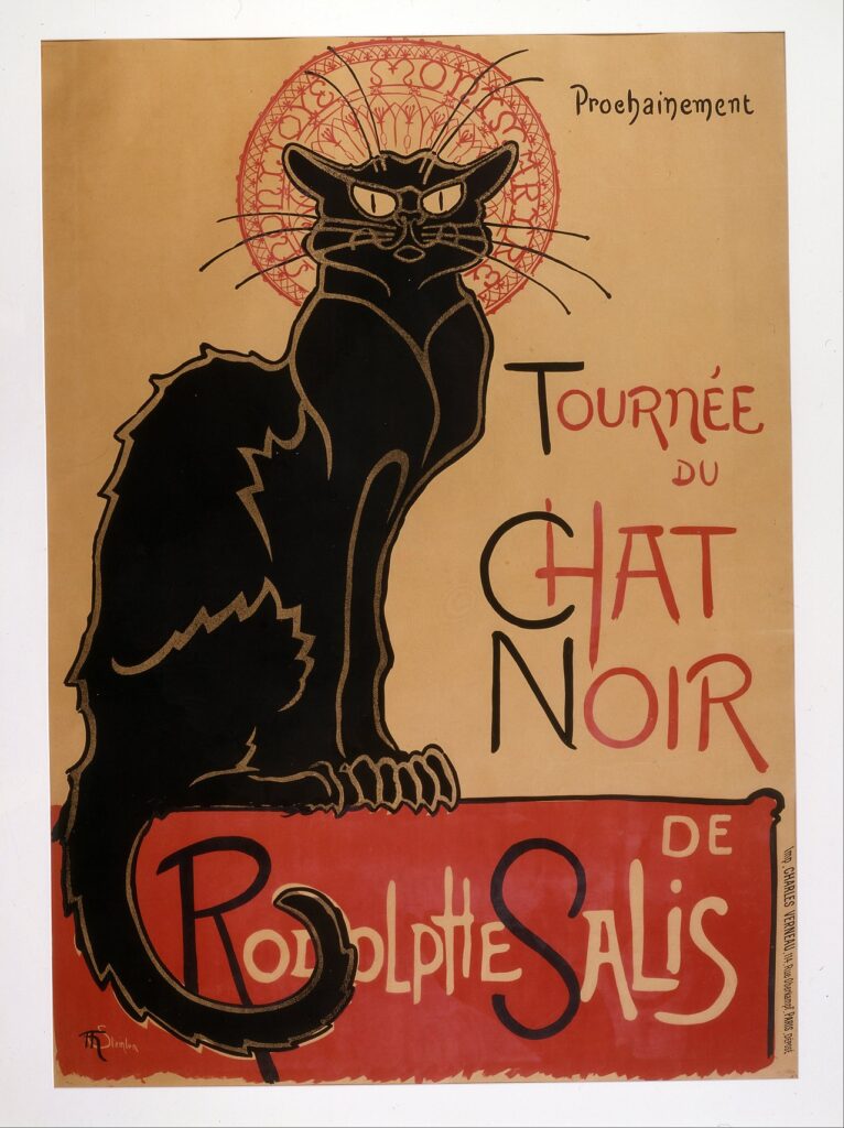 il manifesto originario dello chat noir paris
