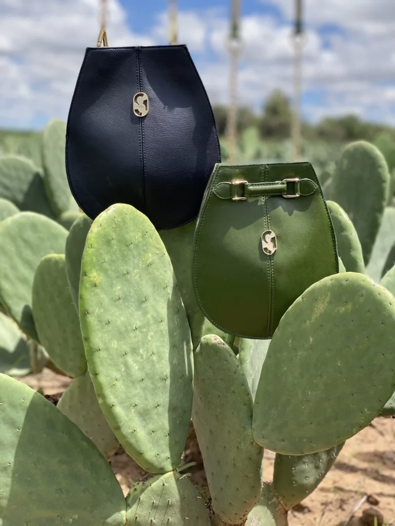 le borse ricavate dalle fibre naturali delle foglie del cactus