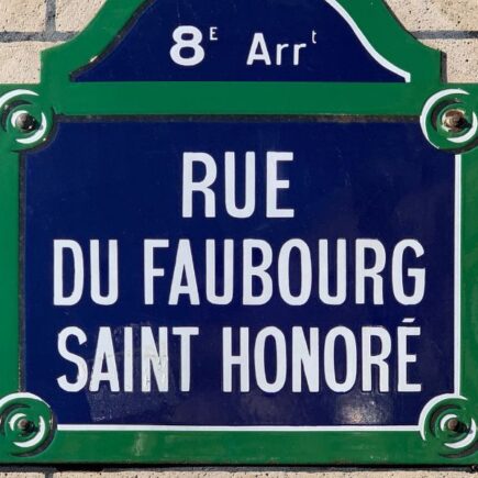 alla scoperta di Rue du Faubourg Saint Honoré