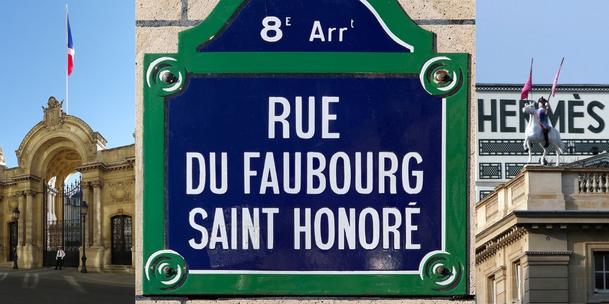 alla scoperta di Rue du Faubourg Saint Honoré